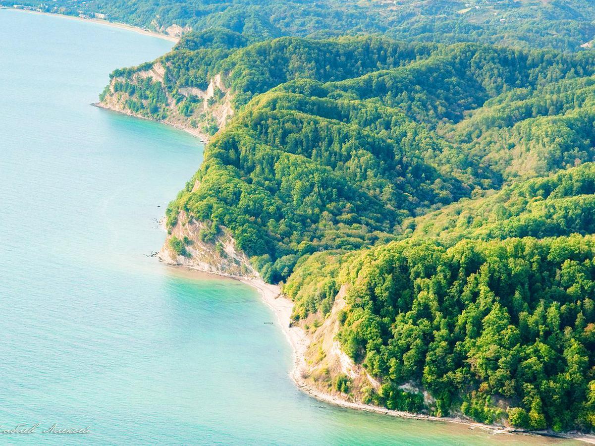 Shlypra Кемпинг Hotell Pizunda Eksteriør bilde